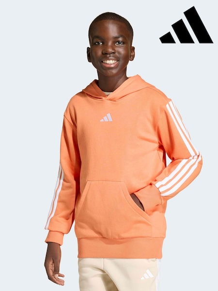 adidas Orange Essentials Kids Hoodie (W68866) | £30