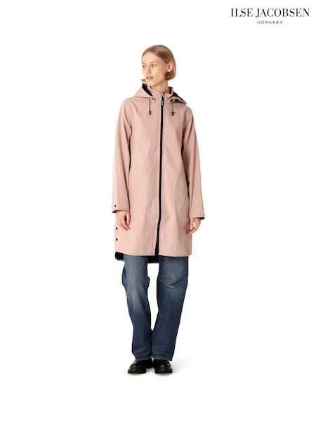 Ilse Jacobsen Waterproof A-Line Softshell Raincoat (W69214) | £247