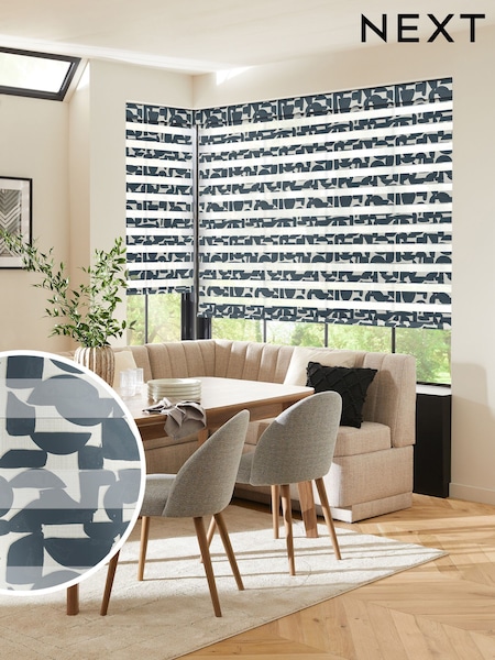 Grey Marin Made To Measure Day and Night Blind (W69378) | £80