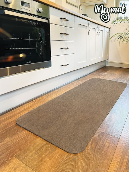 My Mat Stone Soft Washable Runner (W69439) | £32