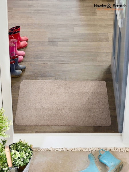 Howler & Scratch Beige Soft Washable Pet Mat (W69480) | £16 - £32