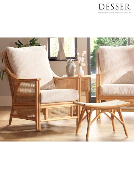 Desser Natural Chester Fabric Chair (W69594) | £522