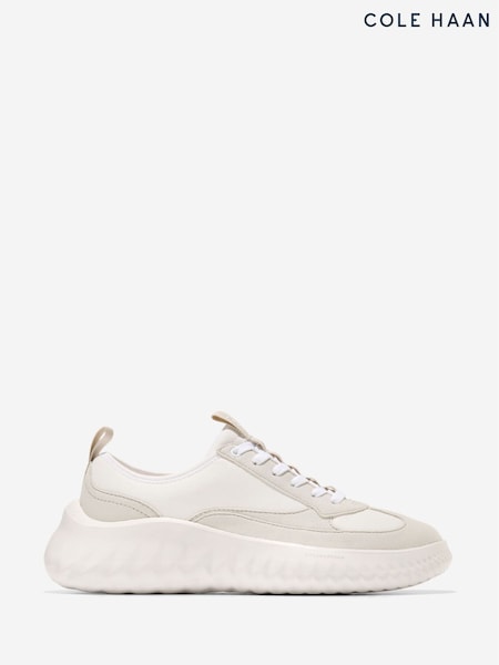 Cole Haan Womens Generation ZeroGrand II T-Toe White Shoes (W69613) | £115