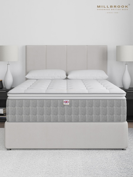 Millbrook Beds Exquisite Pillow Top 3000 Pocket Natural Medium Mattress (W69687) | £1,049 - £1,299