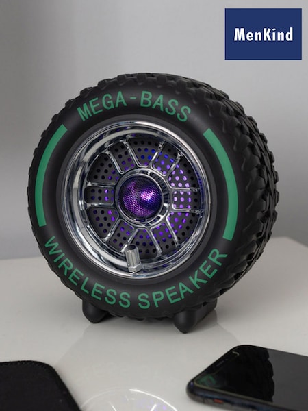 MenKind Black Wireless Tyre Speaker (W69904) | £25