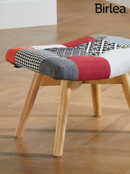 Birlea Multi Sloane Patched Stool (W69995) | £112