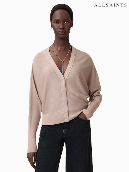AllSaints Pink Honor V Cardigan (W70307) | £159