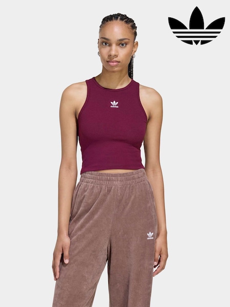 adidas Originals Red Essentials Vest Top (W70679) | £23