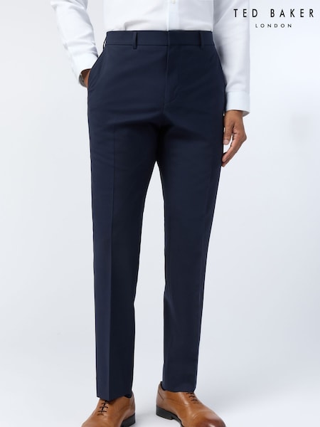 Ted Baker Tailoring Blue Performance Panama Trousers (W70811) | £130