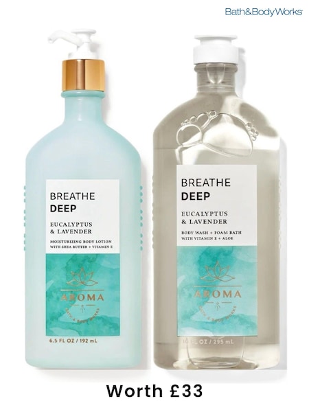 Bath & Body Works Eucaluptus Lavender Gift Set (W71215) | £23