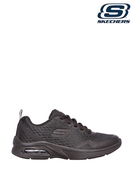 Skechers Black Microspec Max School Shoes (W71217) | £44