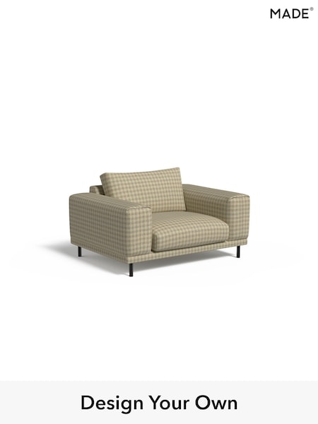 Declan Check/Natural and Black Odin By Made (W71329) | £799