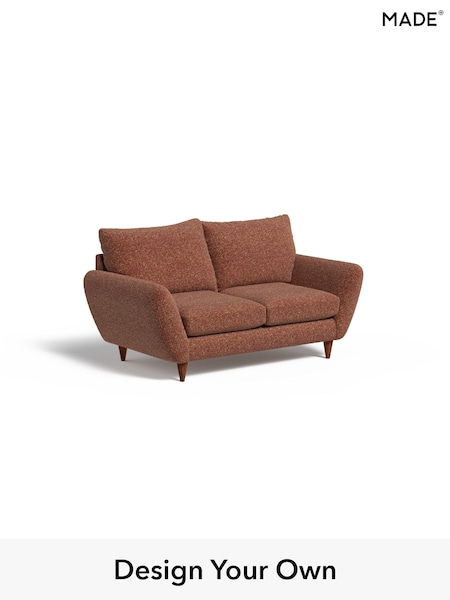 Tonal Boucle/Maroon Red and Light Caramel Tinsley By Made (W71339) | £950