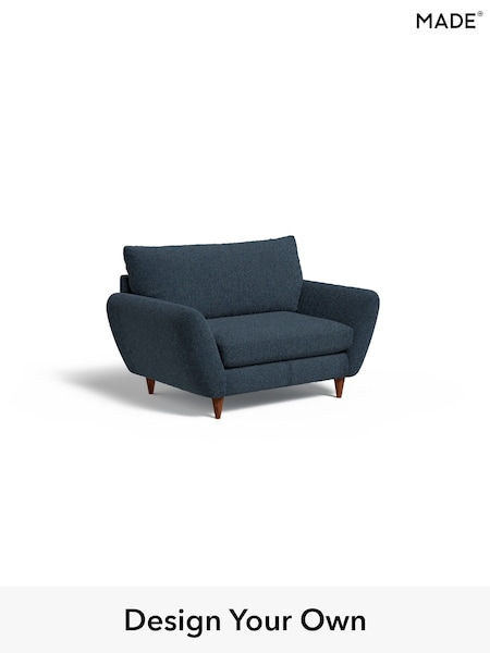 Tonal Boucle/Marl Navy Blue Tinsley By Made (W71344) | £775