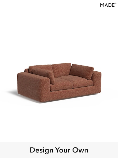 Tonal Boucle/Maroon Red and Light Caramel Alec By Made (W71346) | £1,575