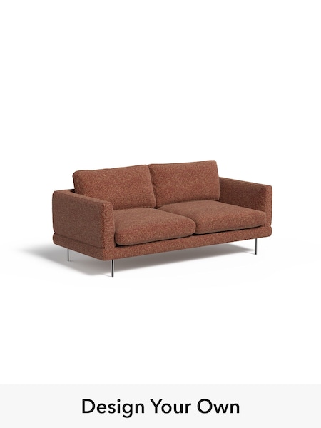 Tonal Boucle/Maroon Red and Light Caramel Lugani By Made (W71350) | £1,350