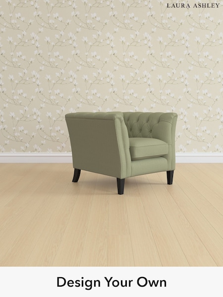 Edwin Herringbone/Hedgerow Green Chatsworth Button Back By Laura Ashley (W71364) | £1,000