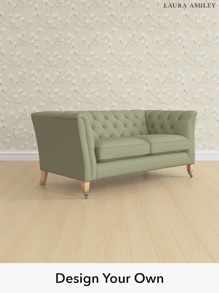 Edwin Herringbone/Hedgerow Green Chatsworth Button Back By Laura Ashley (W71364) | £1,325