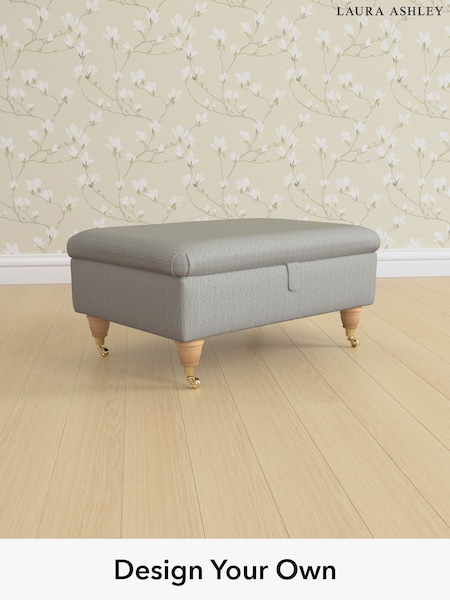 Edwin Herringbone/Pale Steel Grey Beaumaris By Laura Ashley (W71374) | £525