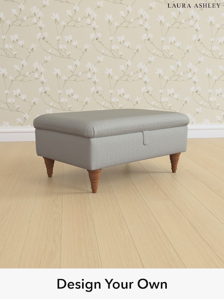 Edwin Herringbone/Pale Steel Grey Beaumaris By Laura Ashley (W71374) | £525