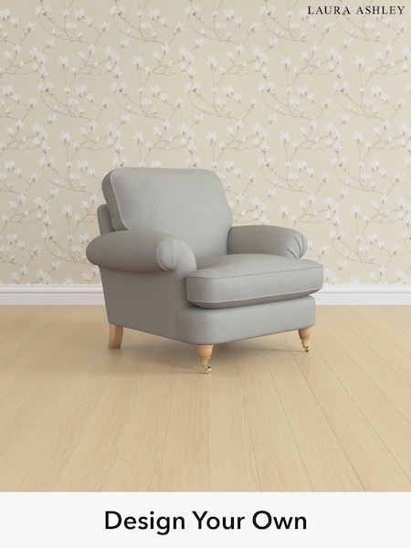 Edwin Herringbone/Pale Steel Grey Beaumaris By Laura Ashley (W71374) | £900