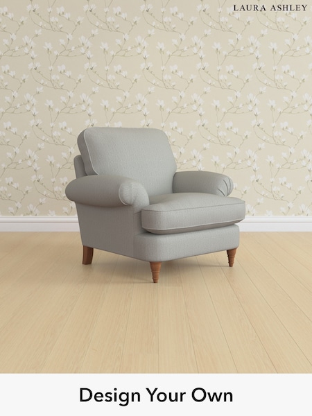 Edwin Herringbone/Pale Steel Grey Beaumaris By Laura Ashley (W71374) | £900