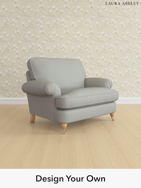 Edwin Herringbone/Pale Steel Grey Beaumaris By Laura Ashley (W71374) | £1,050