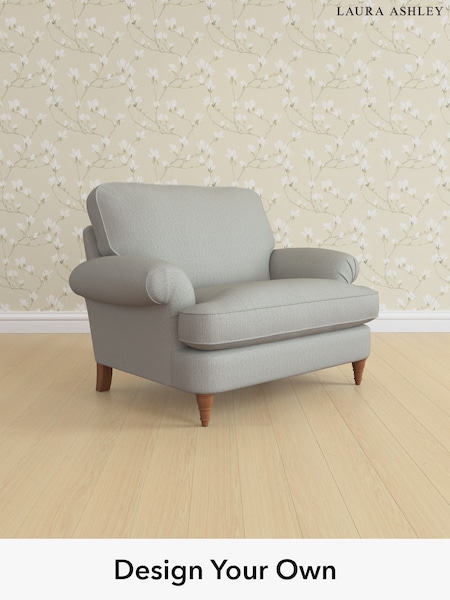 Edwin Herringbone/Pale Steel Grey Beaumaris By Laura Ashley (W71374) | £1,050