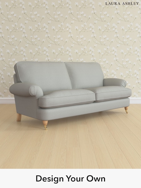 Edwin Herringbone/Pale Steel Grey Beaumaris By Laura Ashley (W71374) | £1,425