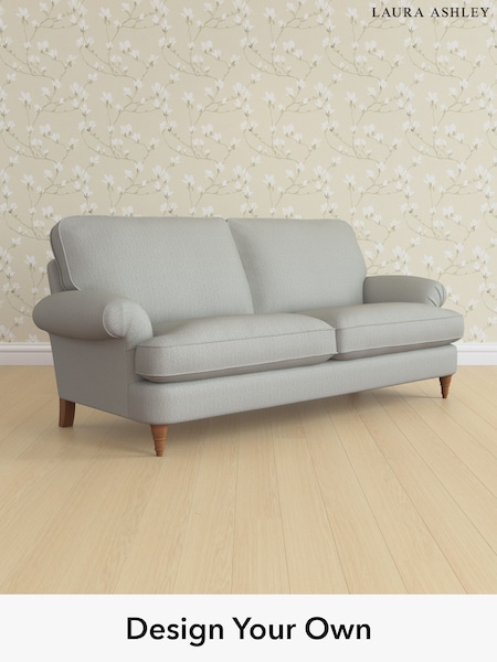 Edwin Herringbone/Pale Steel Grey Beaumaris By Laura Ashley (W71374) | £1,425