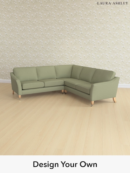 Edwin Herringbone/Hedgerow Green Marford By Laura Ashley (W71383) | £2,500