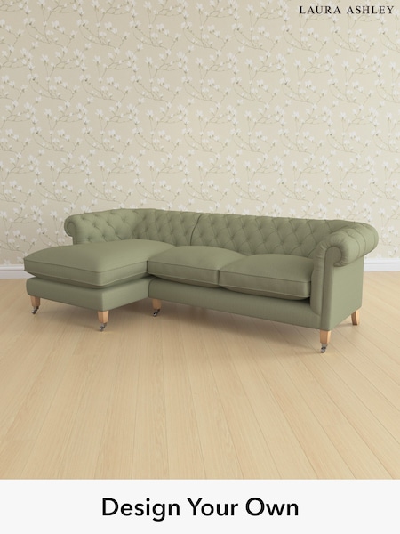 Edwin Herringbone/Hedgerow Green Penarth By Laura Ashley (W71384) | £2,575