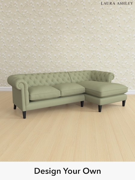Edwin Herringbone/Hedgerow Green Penarth By Laura Ashley (W71384) | £2,575