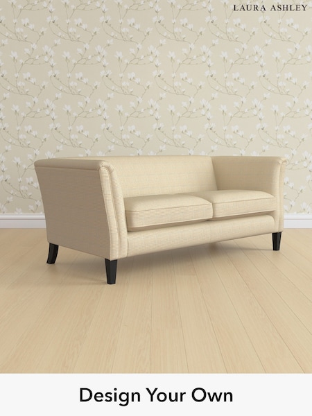 Birchgrove Check/Oatmeal Natural Chatsworth By Laura Ashley (W71385) | £1,425