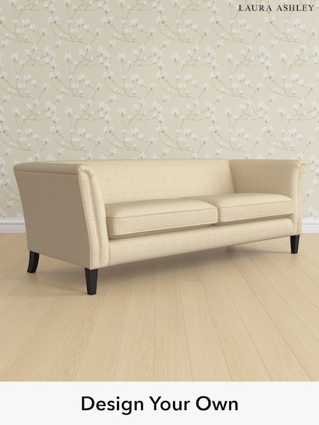 Birchgrove Check/Oatmeal Natural Chatsworth By Laura Ashley (W71385) | £1,625