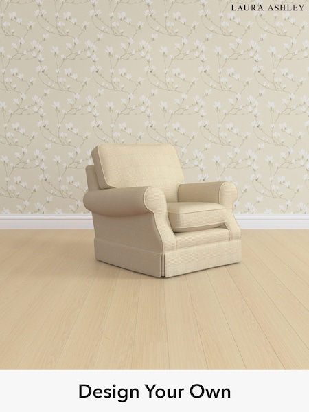 Birchgrove Check/Oatmeal Natural Padstow By Laura Ashley (W71387) | £1,000