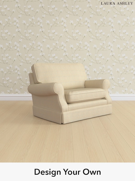 Birchgrove Check/Oatmeal Natural Padstow By Laura Ashley (W71387) | £1,150