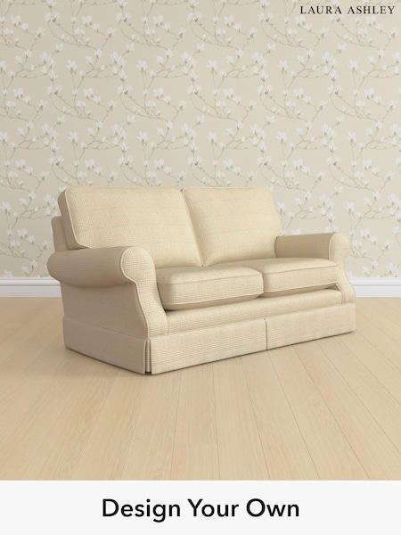 Birchgrove Check/Oatmeal Natural Padstow By Laura Ashley (W71387) | £1,375