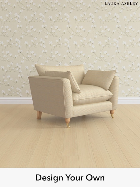 Birchgrove Check/Oatmeal Natural Casterton By Laura Ashley (W71390) | £1,100