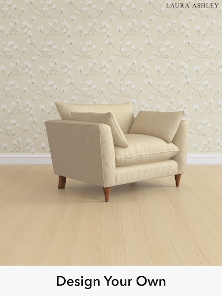Birchgrove Check/Oatmeal Natural Casterton By Laura Ashley (W71390) | £1,100