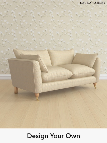 Birchgrove Check/Oatmeal Natural Casterton By Laura Ashley (W71390) | £1,475