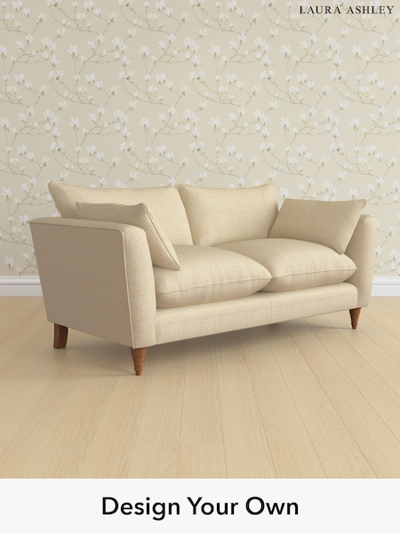 Birchgrove Check/Oatmeal Natural Casterton By Laura Ashley (W71390) | £1,475