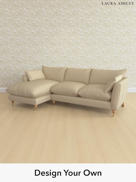 Birchgrove Check/Oatmeal Natural Casterton By Laura Ashley (W71390) | £2,375