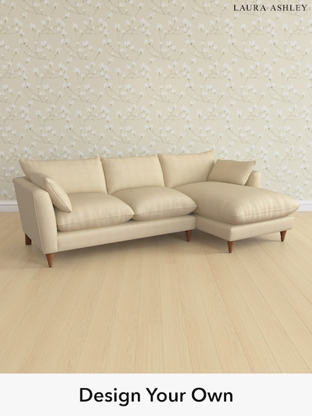 Birchgrove Check/Oatmeal Natural Casterton By Laura Ashley (W71390) | £2,375