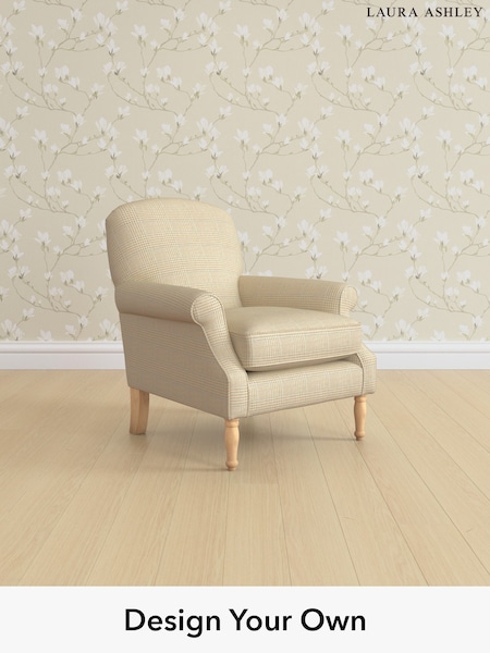 Birchgrove Check/Oatmeal Natural Cambridge By Laura Ashley (W71391) | £850