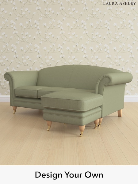 Edwin Herringbone/Hedgerow Green Gloucester By Laura Ashley (W71394) | £1,800