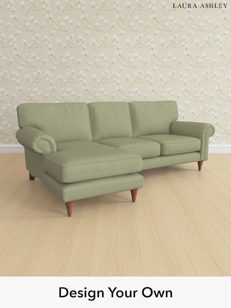 Edwin Herringbone/Hedgerow Green Kingston By Laura Ashley (W71396) | £2,125