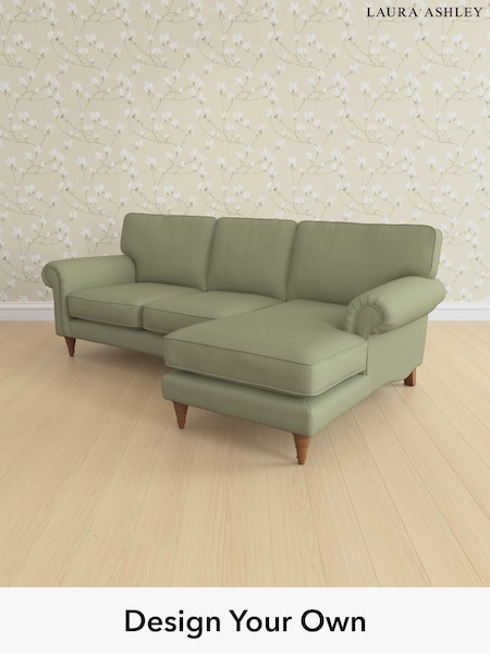 Edwin Herringbone/Hedgerow Green Kingston By Laura Ashley (W71396) | £2,125