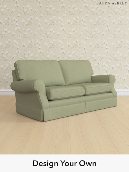 Edwin Herringbone/Hedgerow Green Padstow By Laura Ashley (W71398) | £1,325