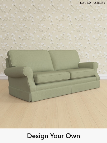 Edwin Herringbone/Hedgerow Green Padstow By Laura Ashley (W71398) | £1,425